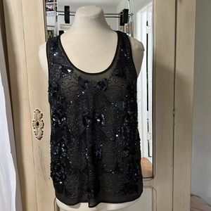 Robbi & Nikki sequined top, size small